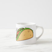 Taco-Cartoon-Abbildung Espressotasse (Rechts)