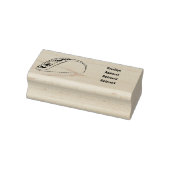 Taco-Cartoon-Abbildung Gummistempel (Stempel)