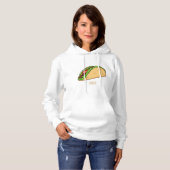 Taco-Cartoon-Abbildung Hoodie (Vorne ganz)