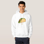 Taco-Cartoon-Abbildung Hoodie (Vorne ganz)