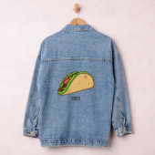 Taco-Cartoon-Abbildung Jeansjacke (Hangar)