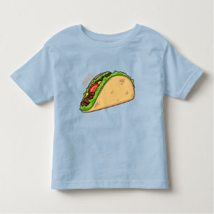 Taco-Cartoon-Abbildung Kleinkind T-shirt