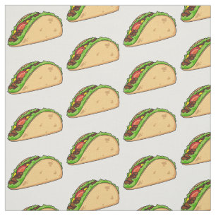Taco-Cartoon-Abbildung Stoff