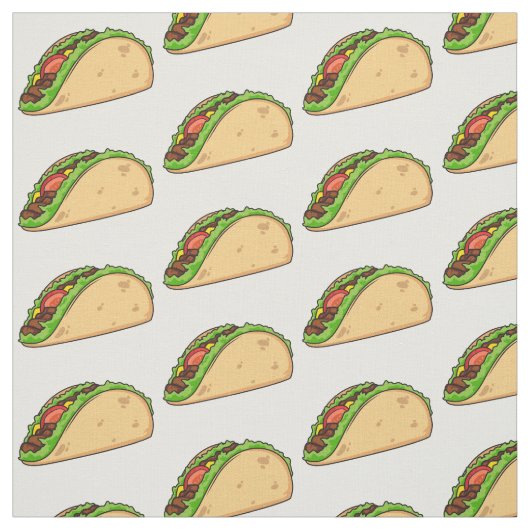 Taco-Cartoon-Abbildung Stoff (Muster)