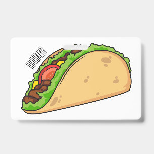 Taco-Cartoon-Illustration Ausweis