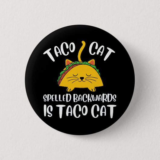 Taco Cat Button (Vorderseite)