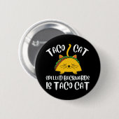 Taco Cat Button (Vorne & Hinten)