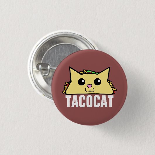 Taco Cat Button (Vorne & Hinten)
