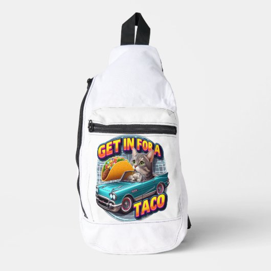 Taco Cat Cruise Crossbody Bag (Vorderseite)