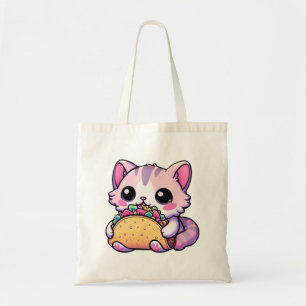 Taco Cat Delight - Kawaii, Tacos, Katzen, niedlich Tragetasche