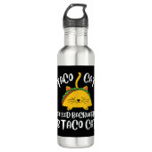 Taco Cat Edelstahlflasche (Vorderseite)