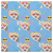 Taco Cat Emoji Stoff (Muster)