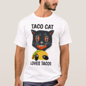 TACO CAT Funny T - Shirt (Vorderseite)