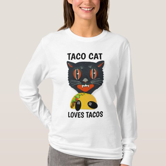 TACO CAT Funny T - Shirt (Vorderseite)