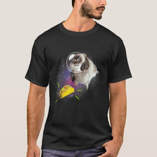 Taco Cat Katzen Tacos T-Shirt (Vorderseite)