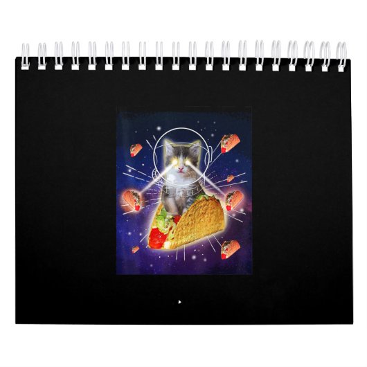 Taco Cat Laser Eyes Kalender (Titelbild)