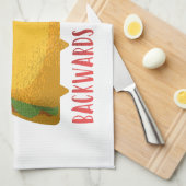 Taco Cat Palindrome Geschirrtuch (Viertel Falte)