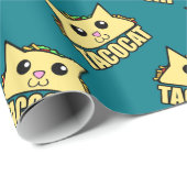 Taco Cat Pattern Geschenkpapier (Rolleneckpunkt)