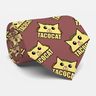 Taco Cat Pattern Krawatte