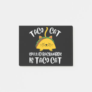 Taco Cat Post-it Klebezettel