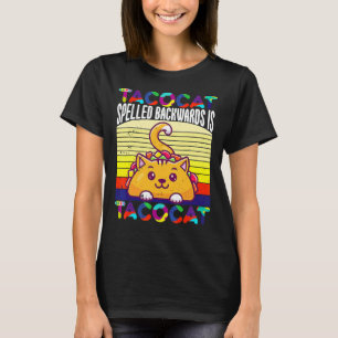 Taco Cat rückwärts geschrieben ist Tacocat  Cinco  T-Shirt