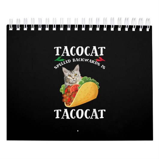 Taco & Cat - Tacocat rückwärts geschrieben Tacocat Kalender (Titelbild)