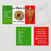 Taco-Catering-Service Visitenkarten Visitenkarte (Vorne/Hinten)