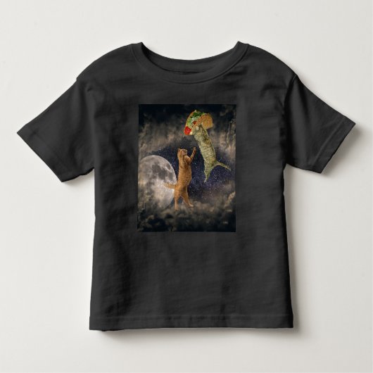 Taco Cats & the Moon & Universe Kleinkind T - Shir Kleinkind T-shirt (Vorderseite)