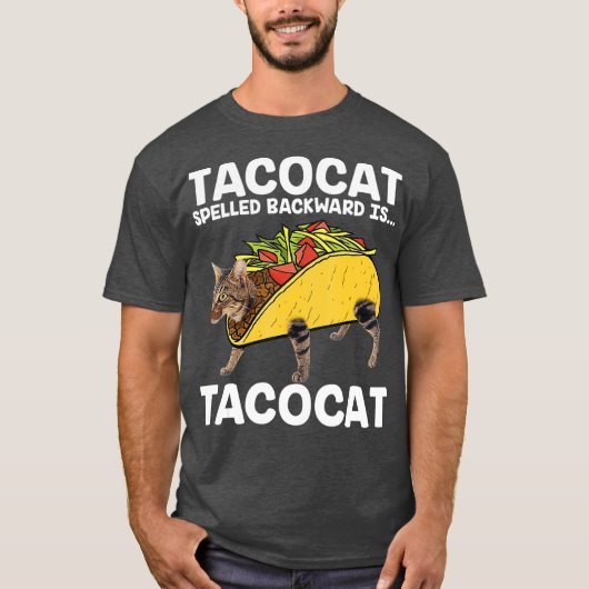 Taco CatTacocat rückwärts geschrieben Tacocat T-Shirt (Vorderseite)