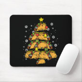 Taco Christmas Tree Xmas Mexican Food  Mousepad (Mit Mouse)