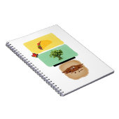 Taco + Cilantro = Diarrhoe-Notebook Notizblock (Rechte Seite)