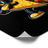 Taco Cinco De Mayo Funny Mexican Vatertag Poster (Ecke)