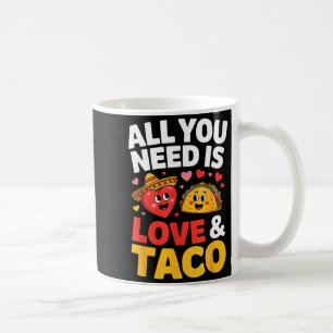 Taco Cinco de Mayo Liebe süßes Herz Sombrero Essen Kaffeetasse