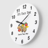 Taco Clock - Mexikanisches Restaurant Uhr (Winkel)