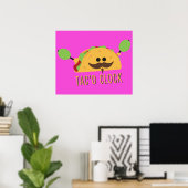 Taco Clock Poster (Heimbüro)