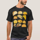 Taco Collage CUSTOMIZABLE T-Shirt (Vorderseite)