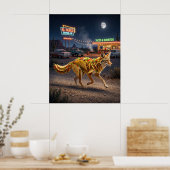 Taco Coyote Drive In Poster (Küche)