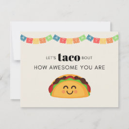 Taco Dankeschön Karte