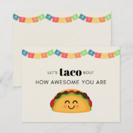 Taco Dankeschön Karte
