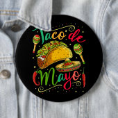 Taco De Mayo Cinco De Mayo Men Women Mexiko Küche Button (Beispiel)