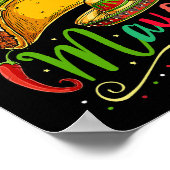Taco De Mayo Cinco De Mayo Men Women Mexiko Küche Poster (Ecke)