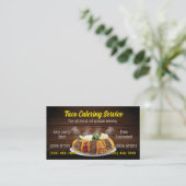 Taco Dervice Business Cards Visitenkarte (Stehend Vorderseite)