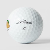Taco Design Golf Balls Gift - Custom Titleist Golfball (Logo)