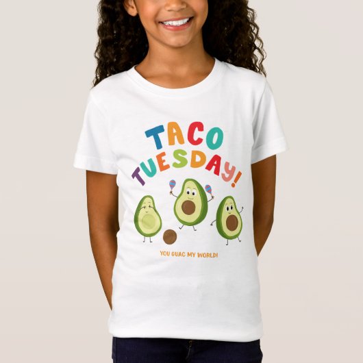 Taco Dienstag! Avocados T-Shirt (Vorderseite)