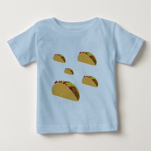 Taco Dienstag Design - Baby Fine Jersey T - Shirt (Vorderseite)