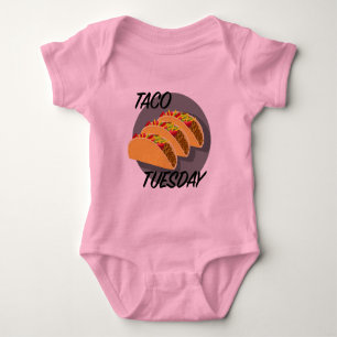 Taco Dienstag Design - Baby Jersey Bodysuit Strampler