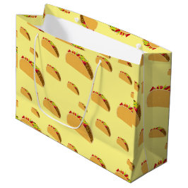 Taco Dienstag Design - Geschenktasche - Groß Große Geschenktüte