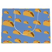 Taco Dienstag Design - Geschenktasche - Groß Große Geschenktüte (Vorderseite)