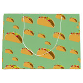 Taco Dienstag Design - Geschenktasche - Groß Große Geschenktüte (Vorderseite)