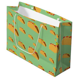Taco Dienstag Design - Geschenktasche - Groß Große Geschenktüte